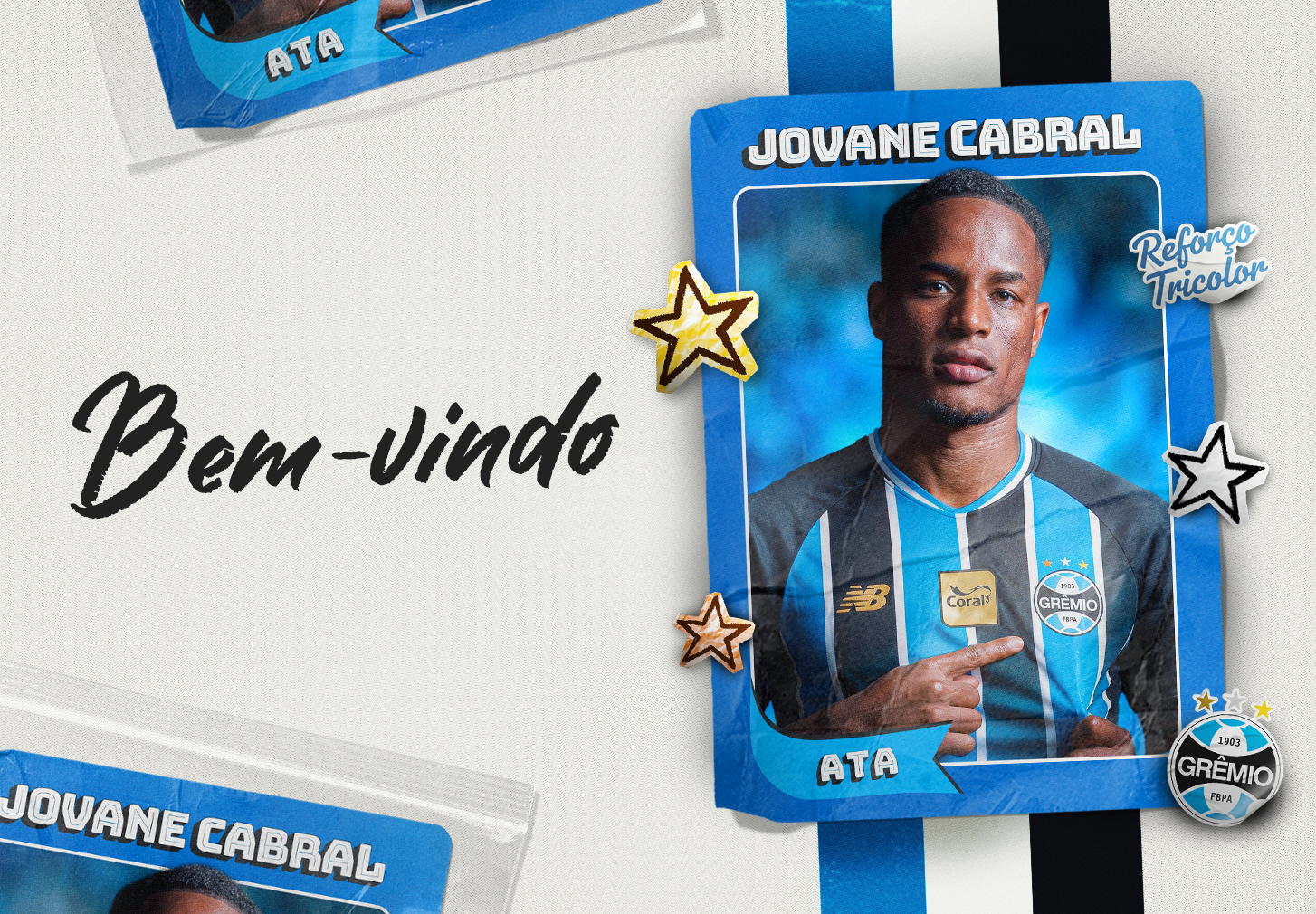 Grêmio anuncia contratação de Jovane Cabral