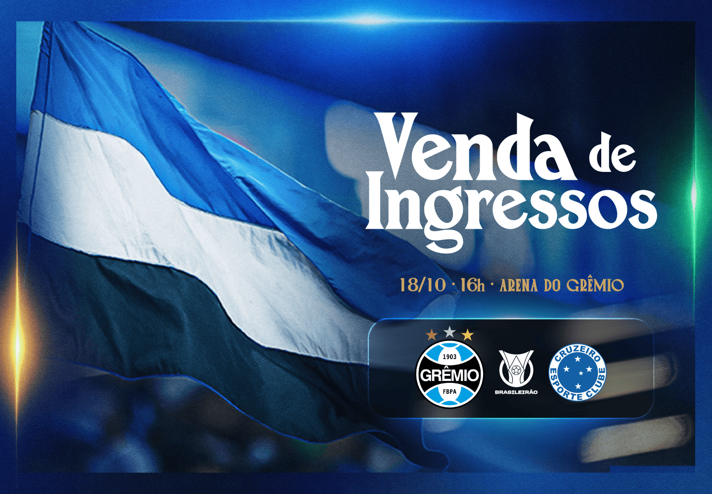 Grêmio x Cruzeiro: inicia venda de ingressos com promoções